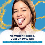 Utilisation en mouvement : mâcher ou faire fondre pour hydratation rapide.