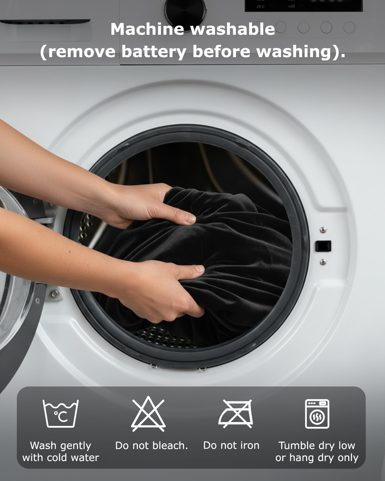 Venustas lavage en machine facilité pour l'entretien régulier.