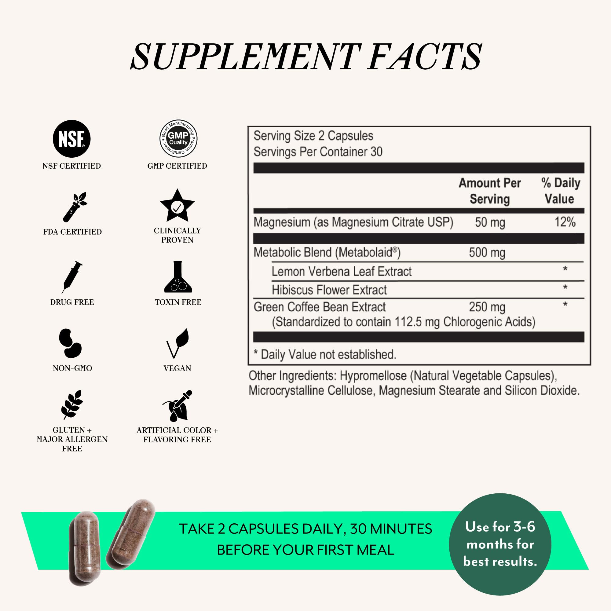 VERACITY SELFCARE Metabolism Ignite – polyphénols verveine citronnée et hibiscus pour le métabolisme.