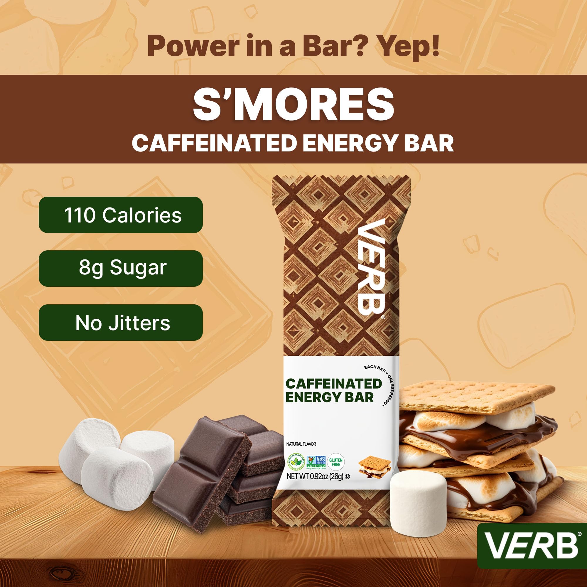 Barre Verb énergétique Gouter portable pour le travail : pratique et énergie constante.