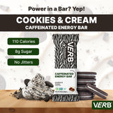 Verb Barres Énergétiques Cookies et Creme – prise en main portable pour la journée.