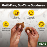 Verb Barres Énergétiques Cookies et Creme – paquet dans un sac pour le voyage.