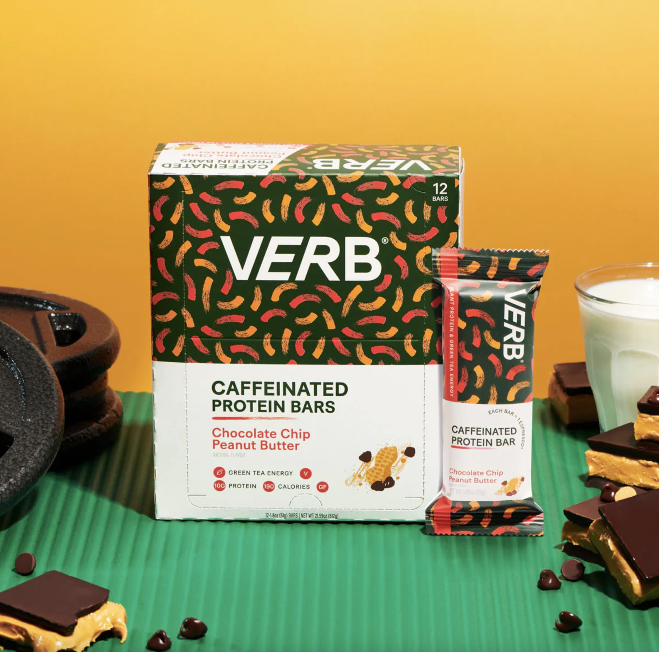 Format compact Verb Energy idéal pour sac, sport et voyage.