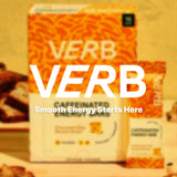Barre Verb Énergétique, ingrédients simples et noix/arachide visibles.