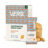 Verb Caffeinated Energy Bar: paquet de 16 barres, énergie durable pour bureau et déplacements.