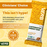Barre Verb Énergétique thé vert bio et caféine légère pour la concentration.
