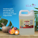 Verdana huile MCT Keto-Paleo: idéal pour boissons chaudes ou froides, énergie soutenue.