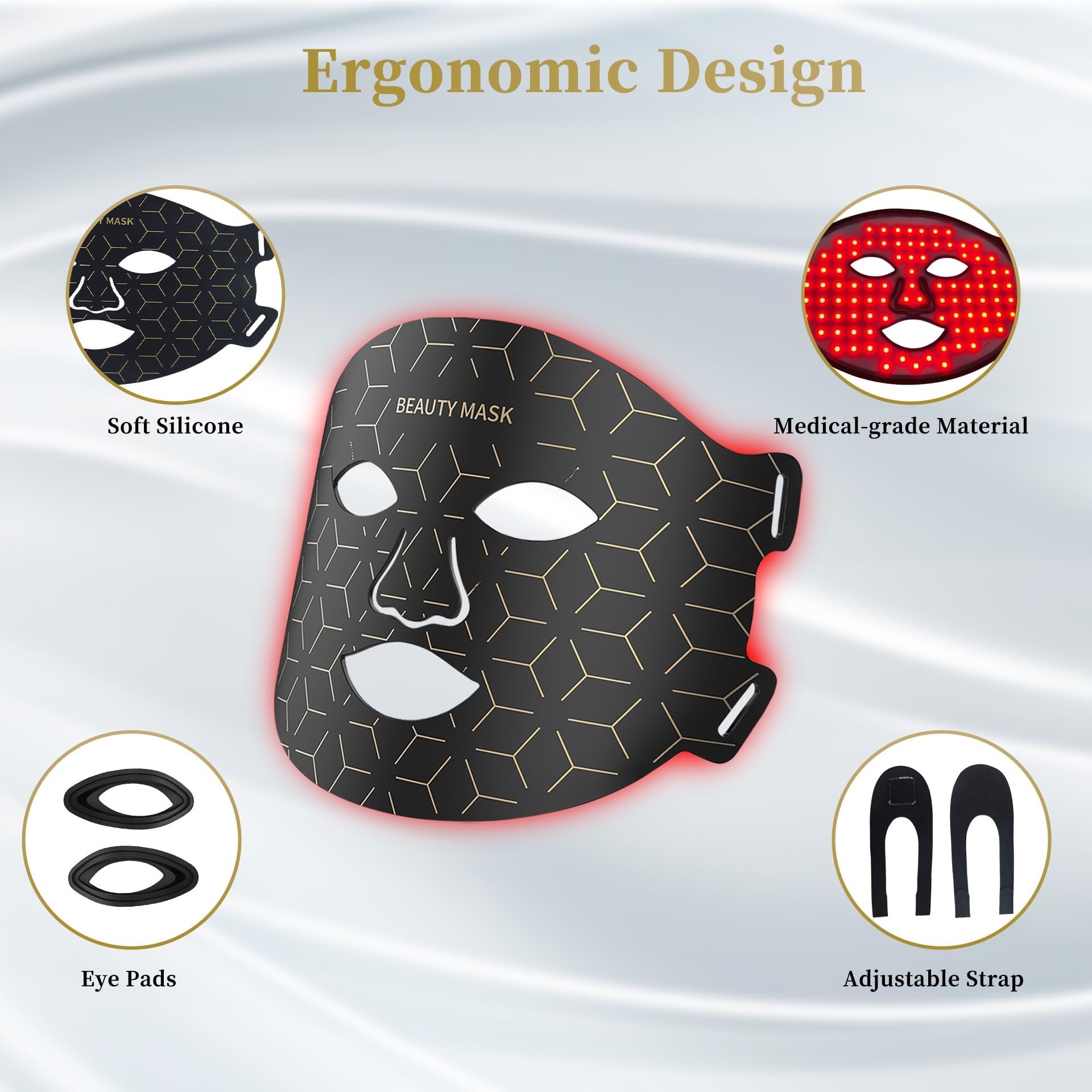 Verfubo système LED 7 en 1 pour le soin du visage.