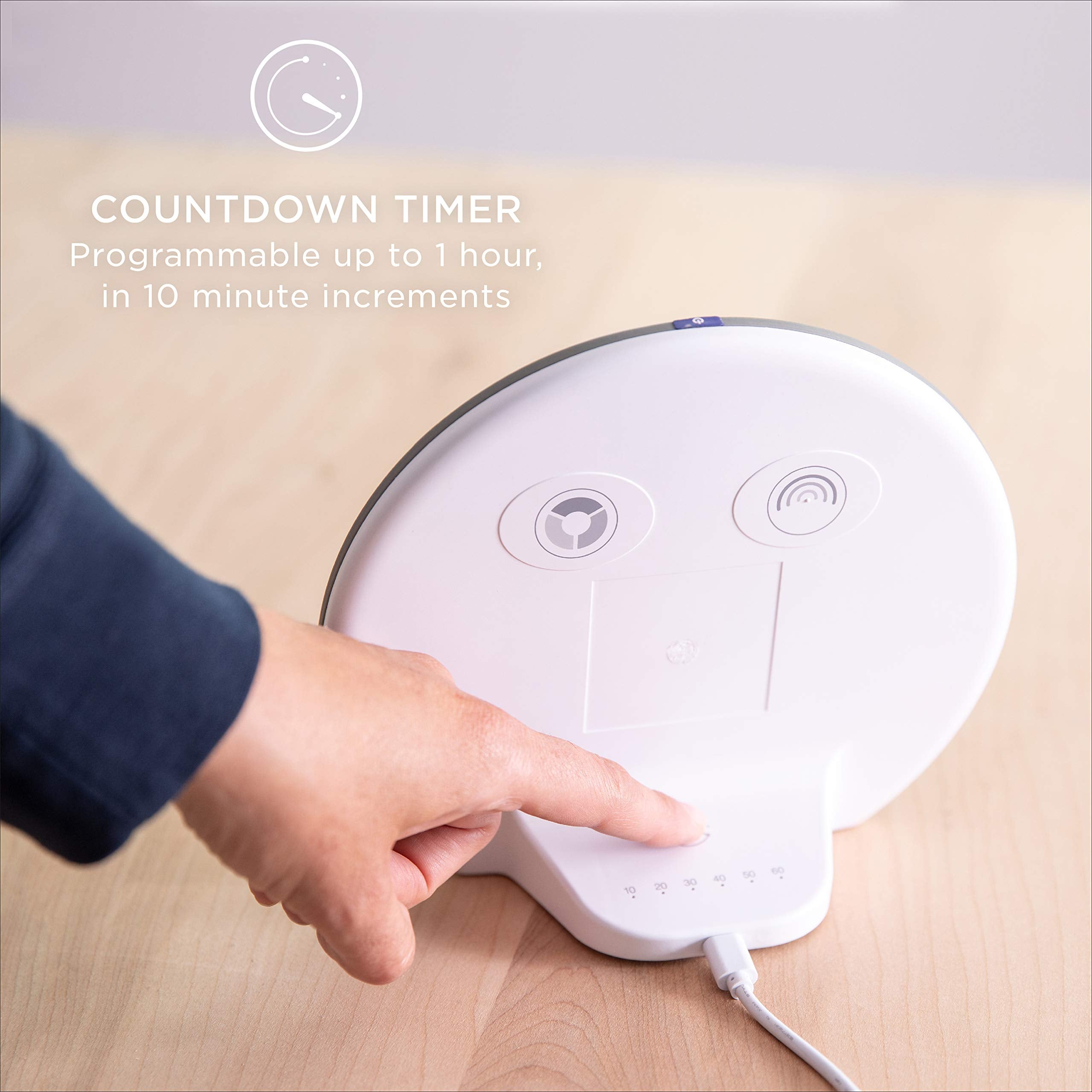 HappyLight Alba design compact en cuisine, pratique à utiliser et ranger.