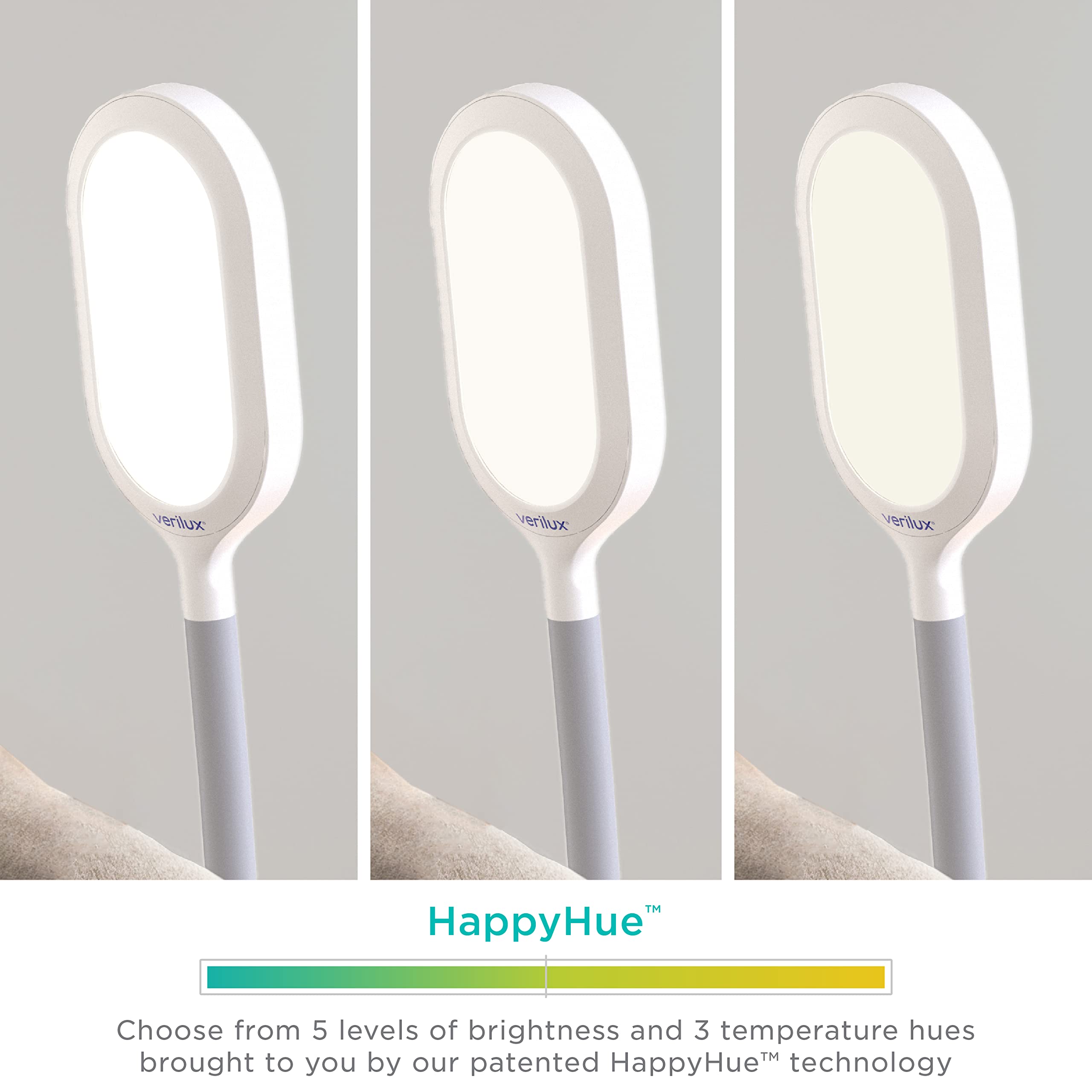 Verilux HappyLight Duo: hauteur réglable et bras flexible pour alignement