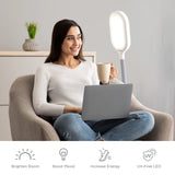 Verilux HappyLight Duo: lumière sans scintillement et Optix pour réduire fatigue oculaire