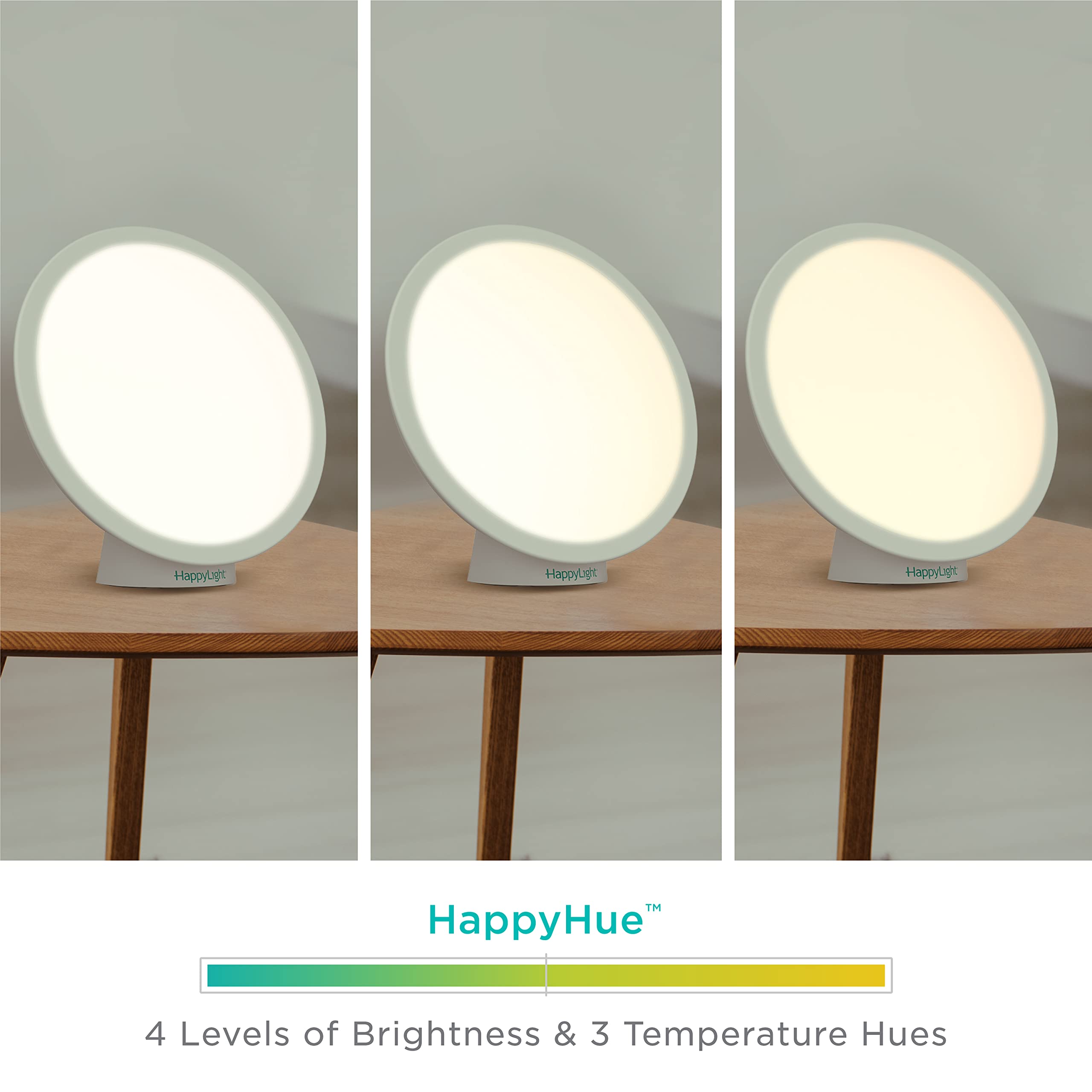 Minuteur programmable et paramètres HappyHue pour personnaliser l'éclairage.