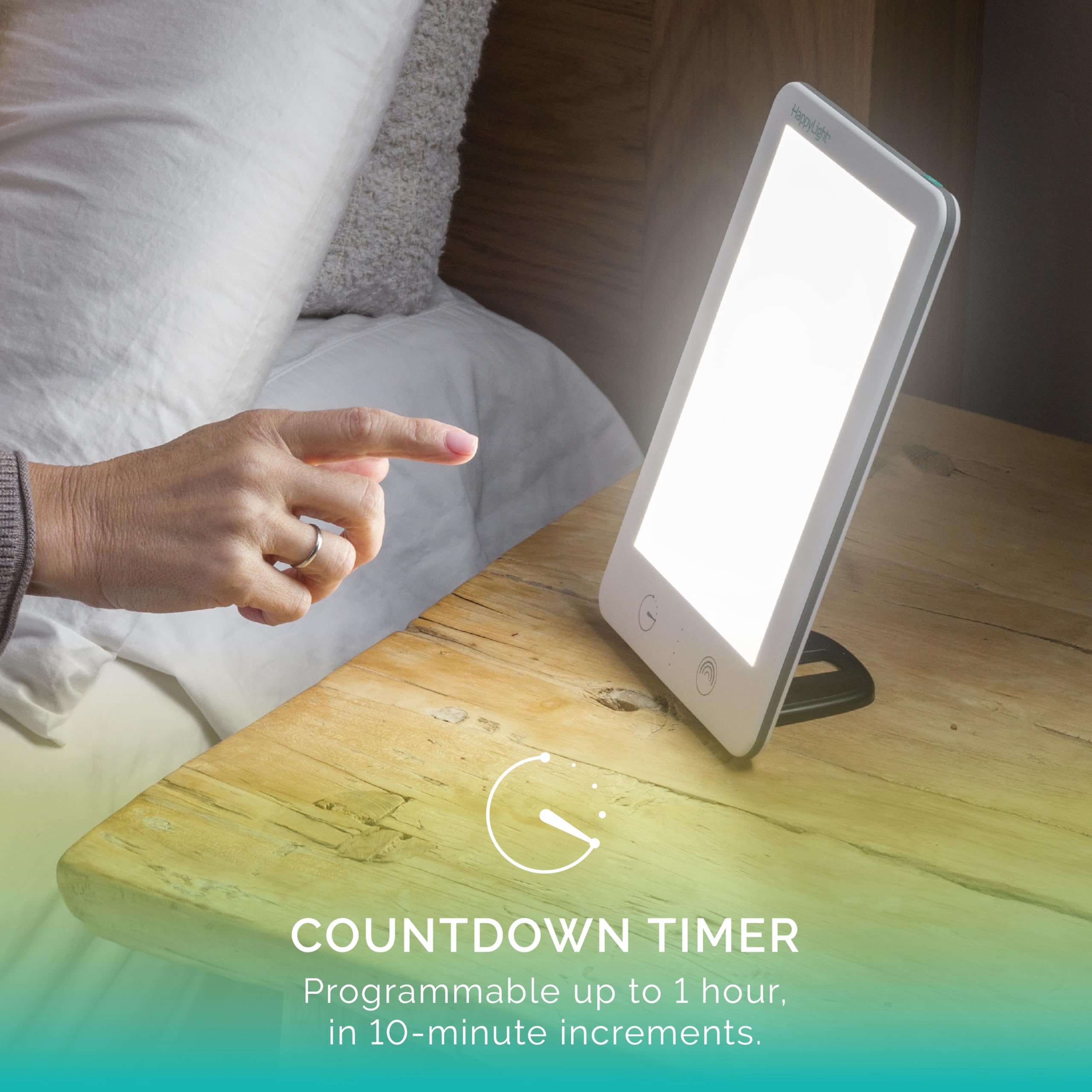 Verilux HappyLight Lumi Plus design ultra-fin et stationnement portable