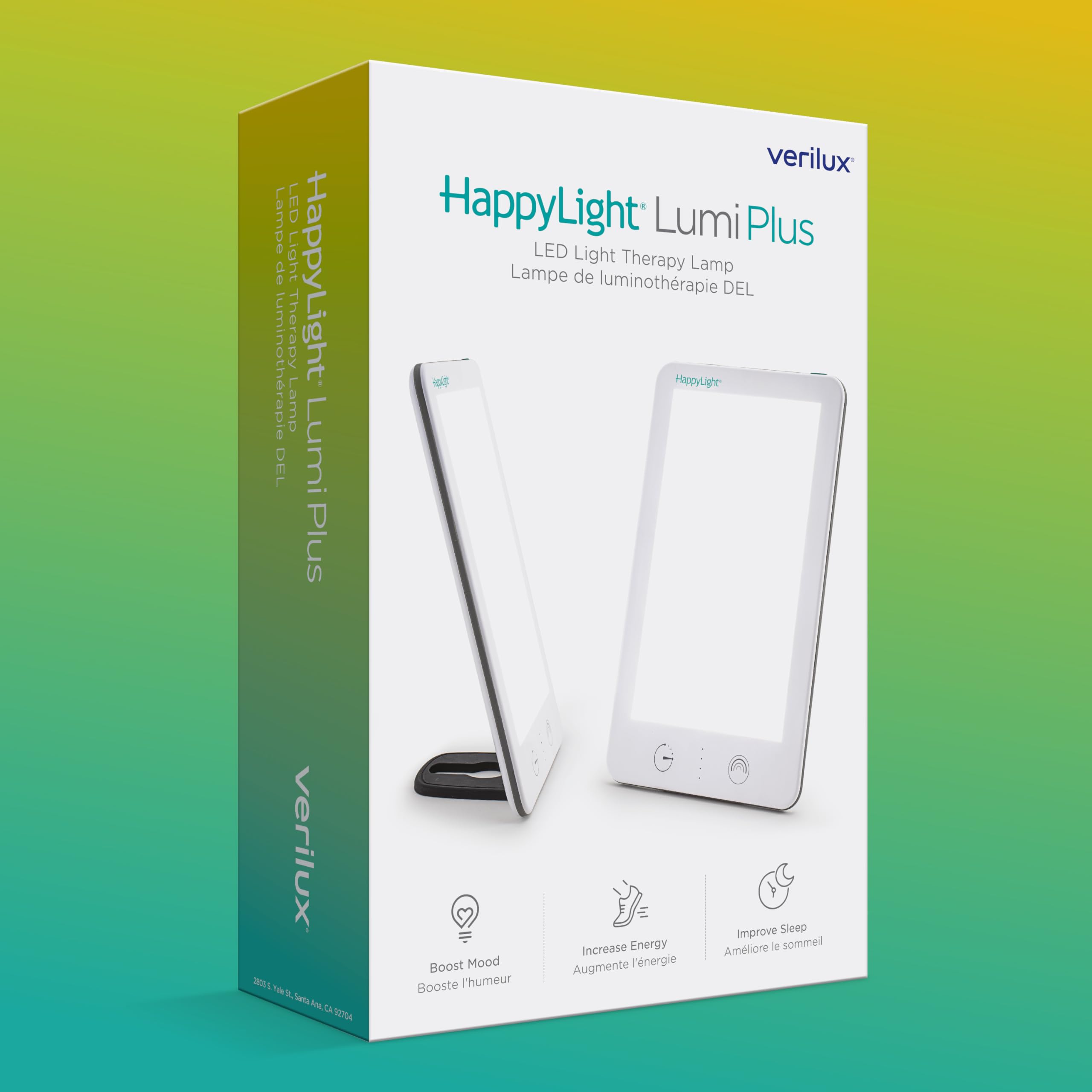 Verilux HappyLight Lumi Plus garantie de 3 ans et support US