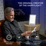 Verilux HappyLight Touch Plus température de couleur réglable pour créer l'ambiance désirée.