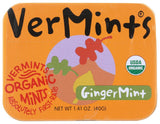 Vermints GingerMint dans son étui portable pour une haleine fraîche partout.