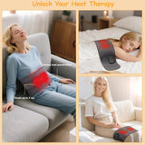 Veroral commande tactile LED pour ajuster facilement chauffage et massage.