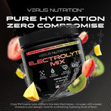 VERUS NUTRITION Electrolytes Poudre, étiquette et saveurs, hydratation adaptée au keto et au jeûne.