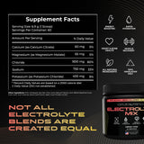 VERUS NUTRITION Electrolytes Poudre, gobelet avec glace, rafraîchissement sans sucre pendant l’effort.