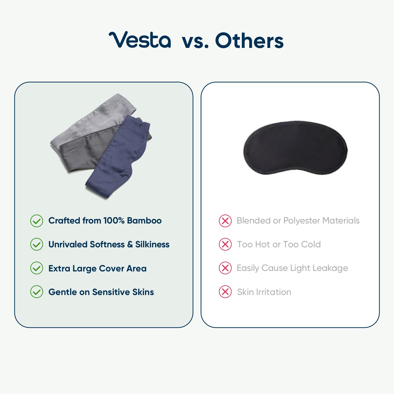 Boîte cadeau Vesta élégante pour offrir le masque yeux.