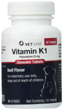 Bouteille Vet One vitamine K1 gout boeuf, soutien possible chiens et chats.