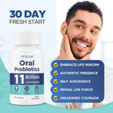 Dents et gencives soutenus par les probiotiques buccaux VeteLab.