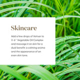 Vetiver parfum terreux – arôme naturel pour une ambiance relaxante.