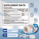 Capsules de magnésium glycinate et citrate VEV pour une énergie douce