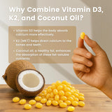 VEV Corefeel formulé 2-en-1: vitamine D3 et K2, simple et fiable au quotidien.