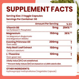 Capsules végétales VEV Magnesium, faciles à avaler pour une routine calme.