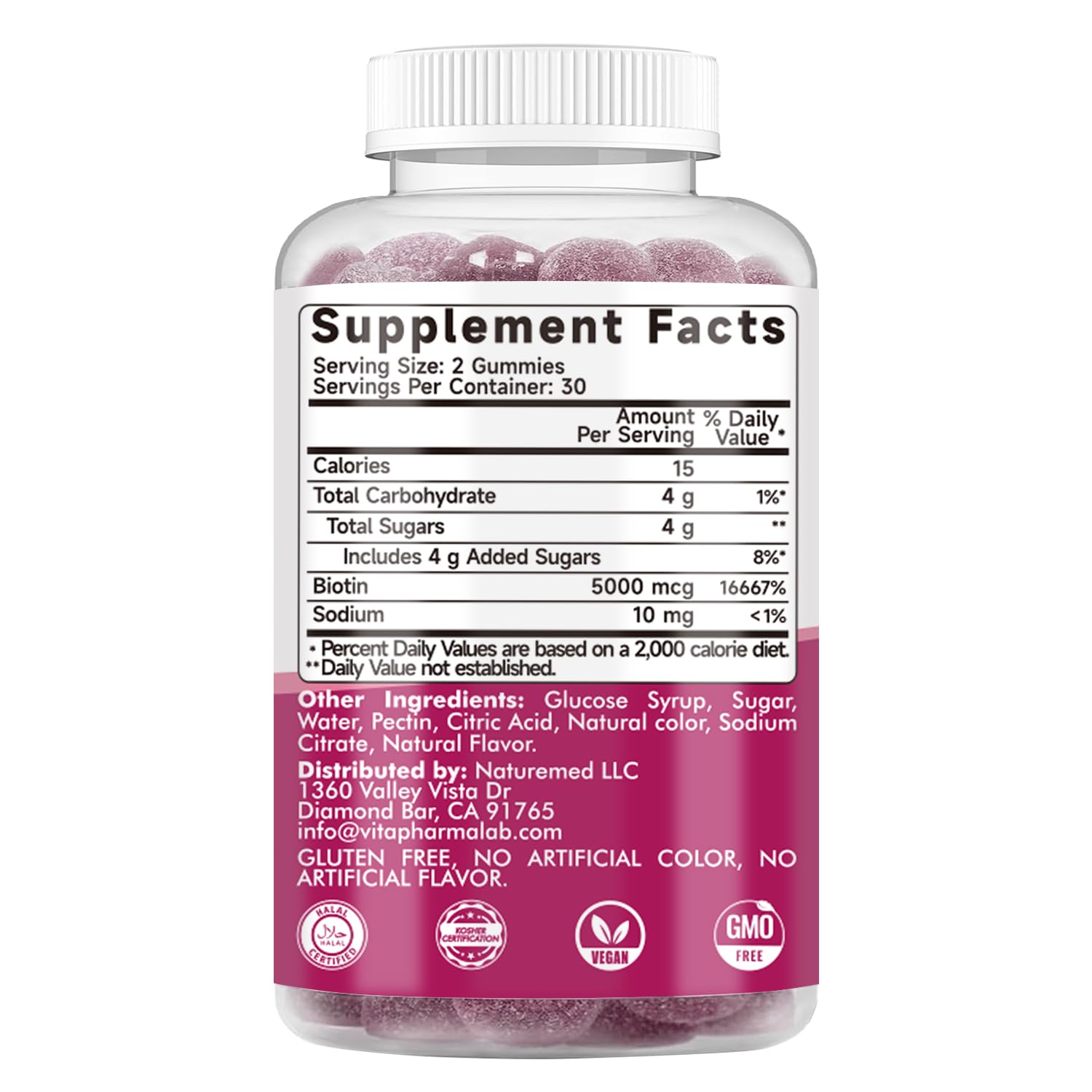 Vevoec Gynable Biotine gommes usage-quotidien: intégrez facilement votre routine bien-être.