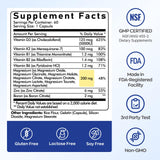 Vevoec Ubioska tableau ingr-d3-k2, nutriments clés pour énergie et immunité.