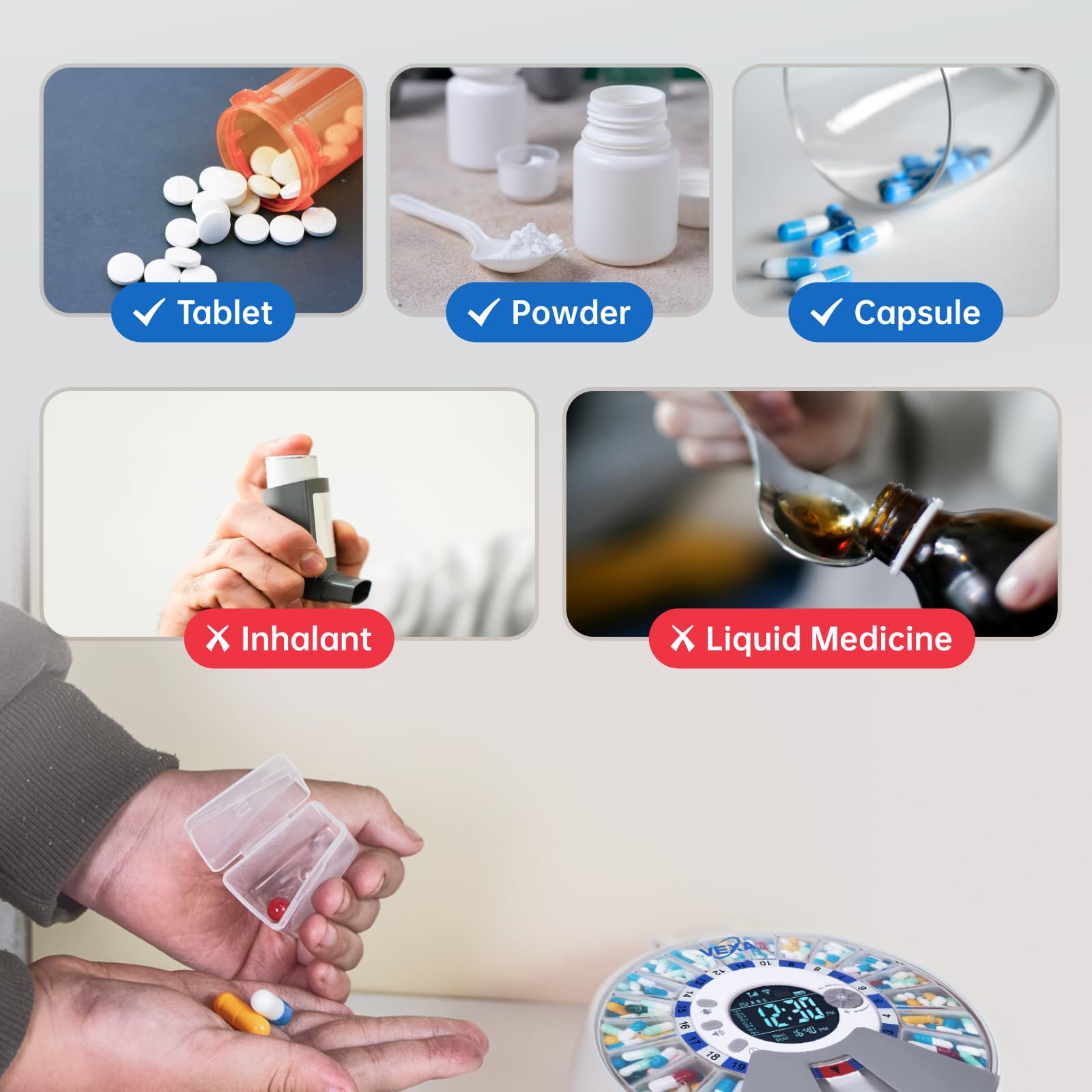 Partage familial et alertes en temps réel via VEXA VitaMate Pro 21.