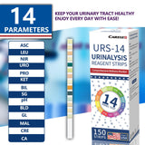 Carte des couleurs VGTYE pour interpréter rapidement les résultats d'urine.