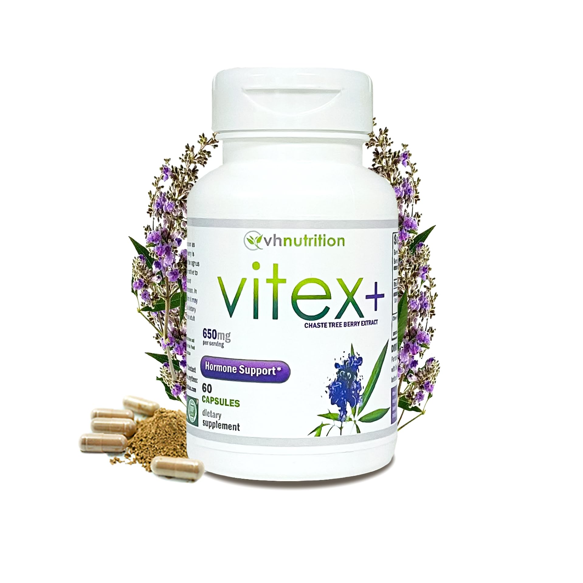 VH Nutrition VITEX+ Emballage – notice claire sans additifs