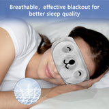 VHOPMORE masque sommeil léger pour voyage, idéal en avion ou train