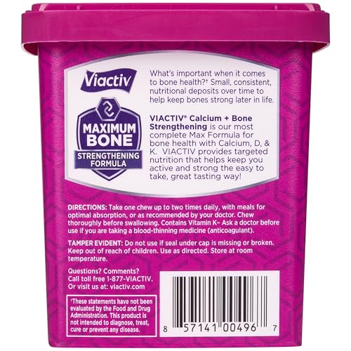 Boîte Viactiv ouverte avec gommes prêtes à consommer