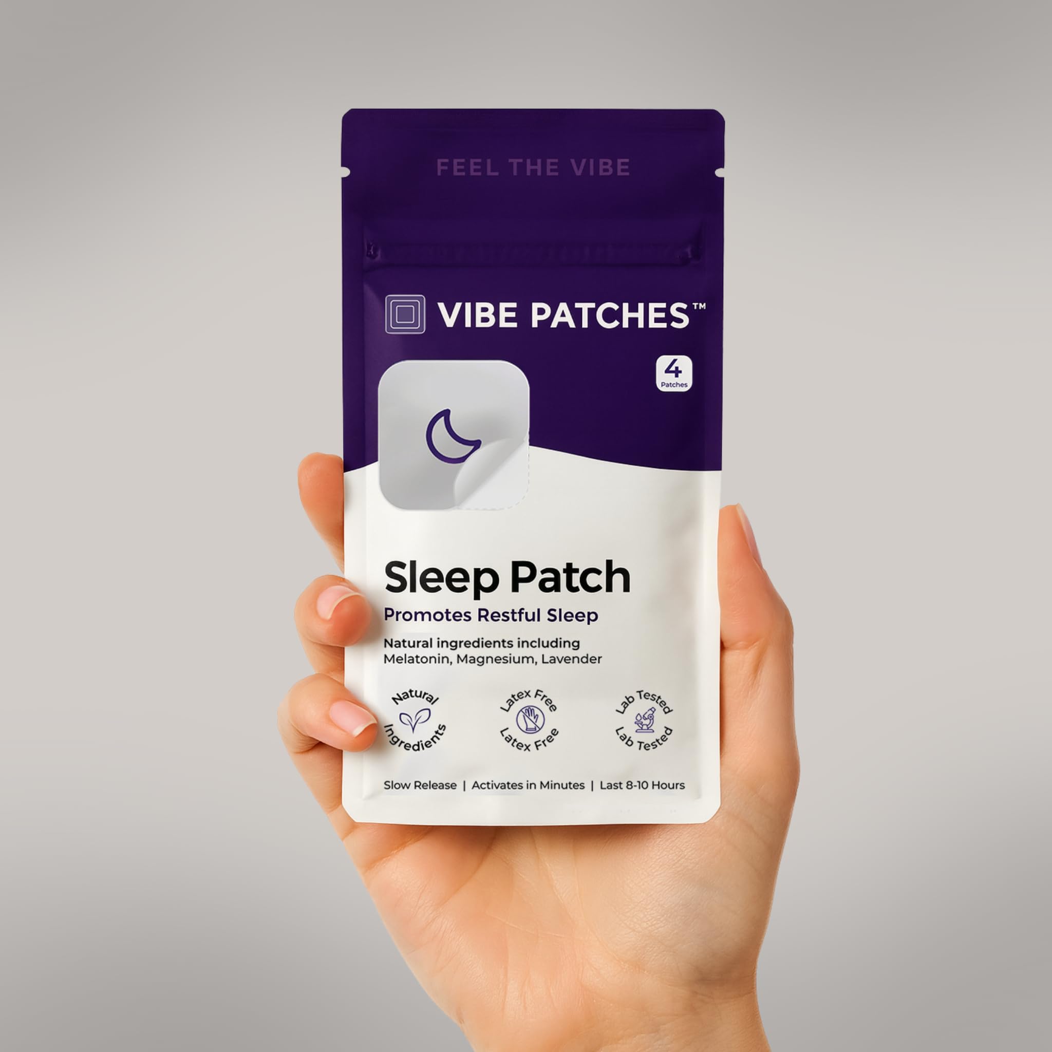 VIBE PATCHES patch-nuit discrète à porter durant le repos