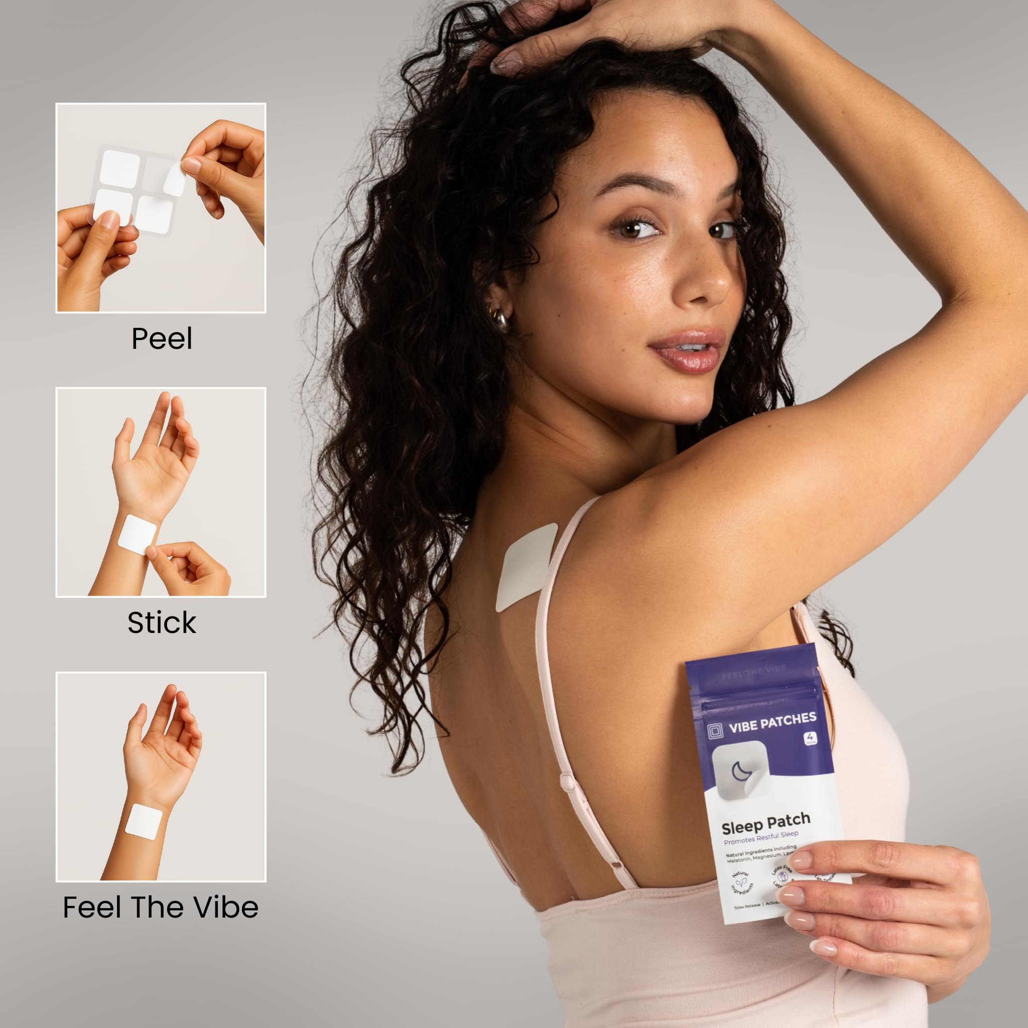 VIBE PATCHES patch végan sans latex pour confort cutané
