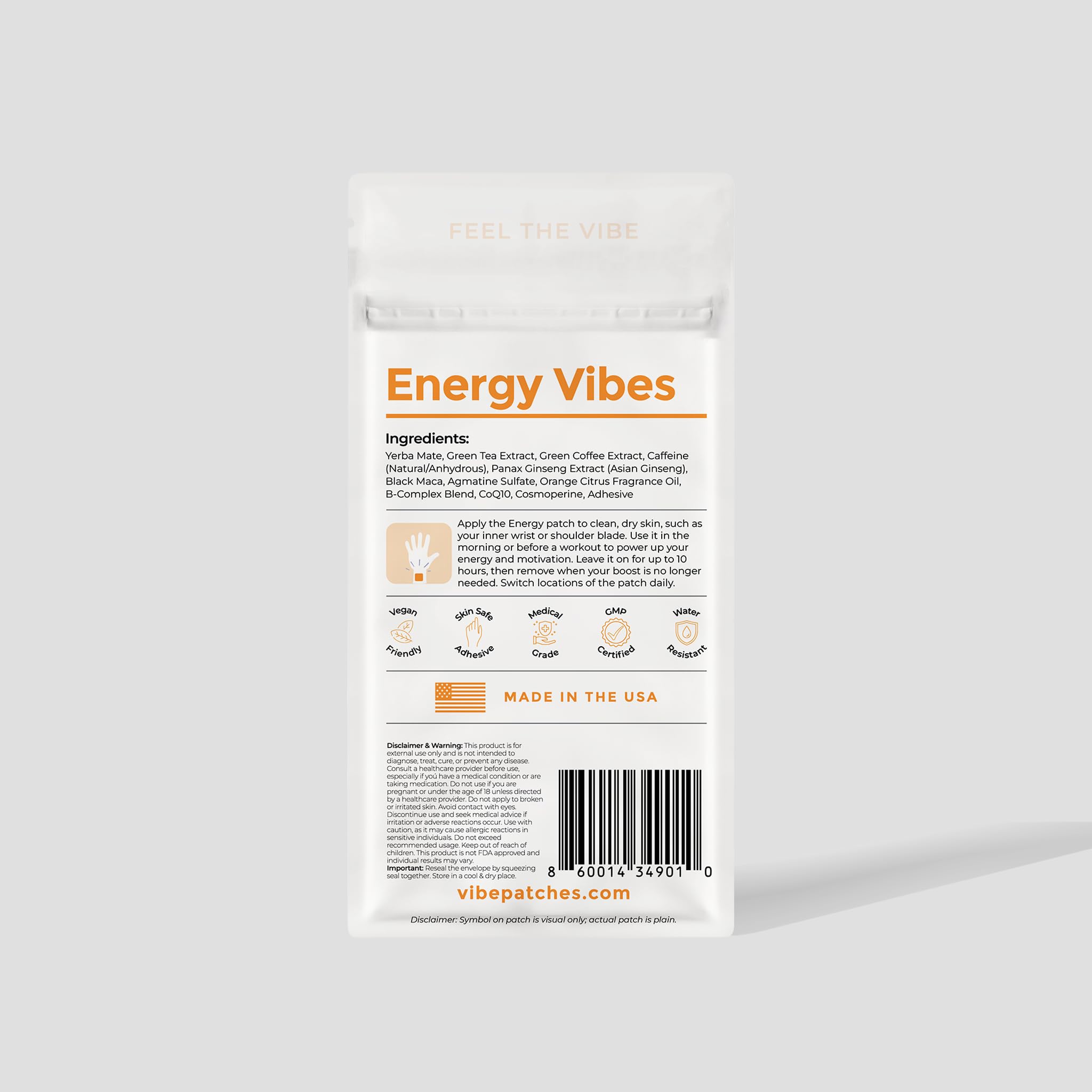 VIBE PATCHES utilisation-quotidienne-rapide, solution facile pour les journées chargées.