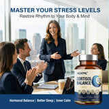 VibeGen+ bouteille de capsules relaxantes favorisant le calme intérieur.