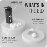 VIBES étui aluminium compact: rangement sûr et portable lors des déplacements.