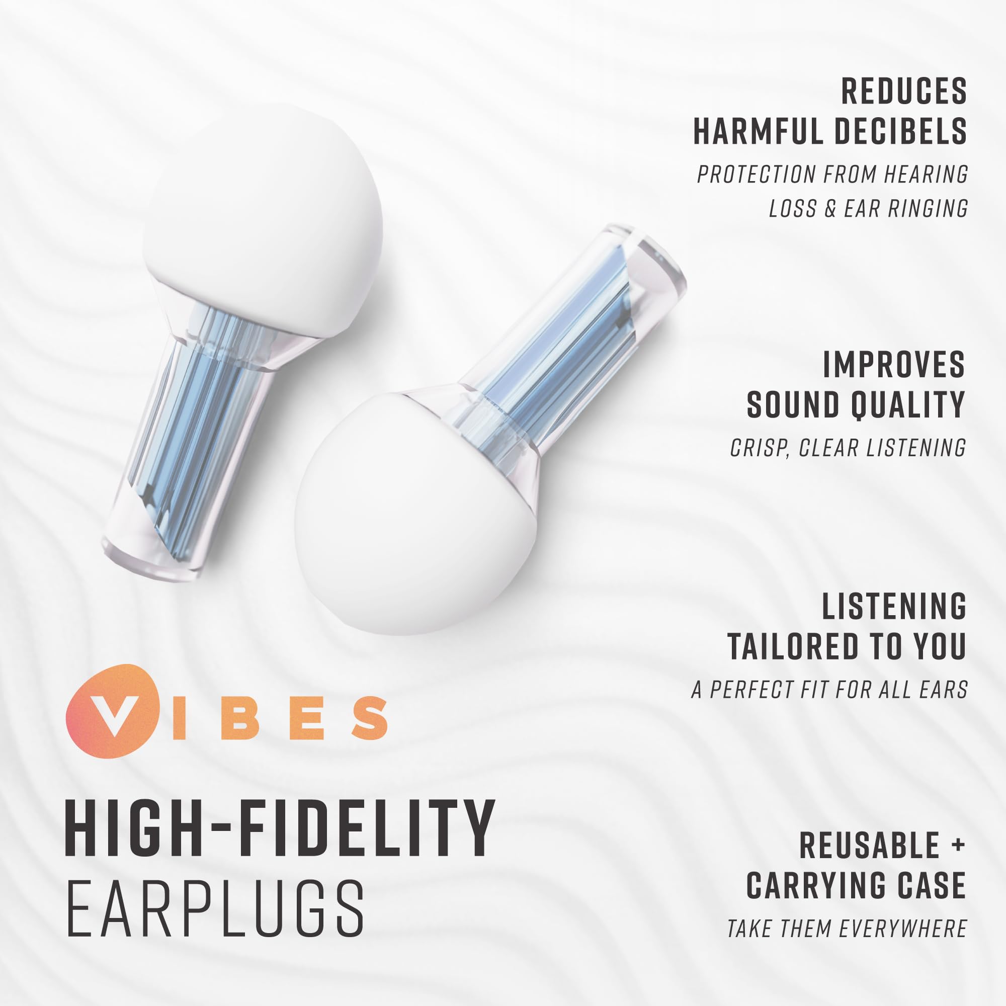 Étui portable VIBES pour transporter facilement vos bouchons d'oreille