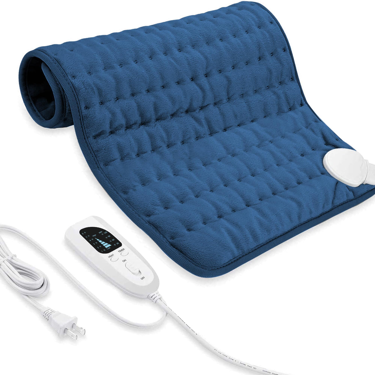 Coussin chauffant VIBOOS pour dos et épaule avec chaleur ciblée et confort.
