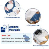 Chauffe-patch VIBOOS pour usage domestique, design pratique et sûr.