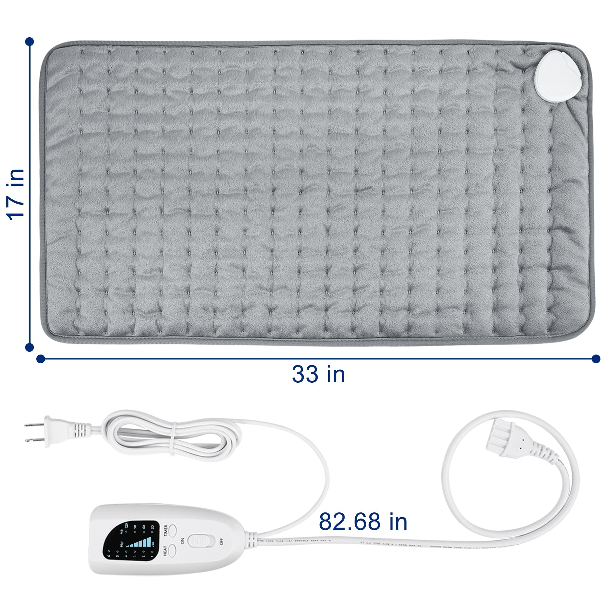 Coussin chauffant VIBOOS pour les bras et les mains, pratique au quotidien.