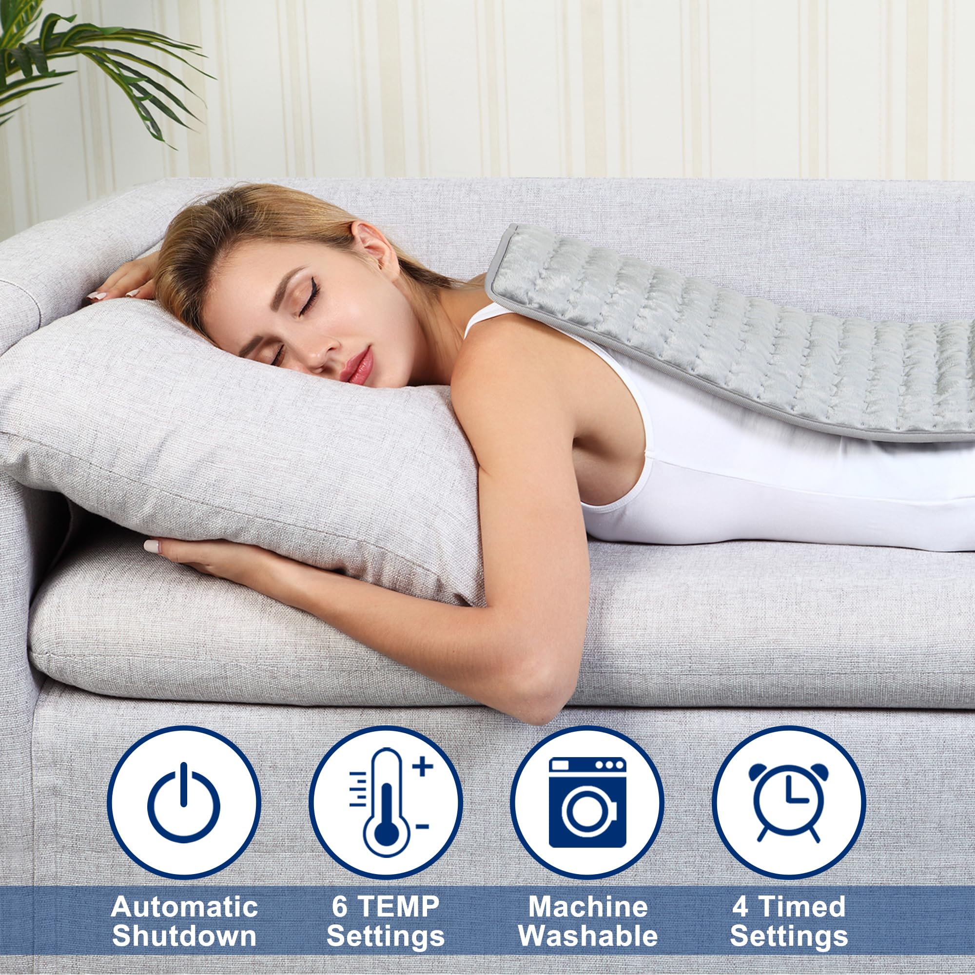 VIBOOS coussin chauffant épaule et haut du dos