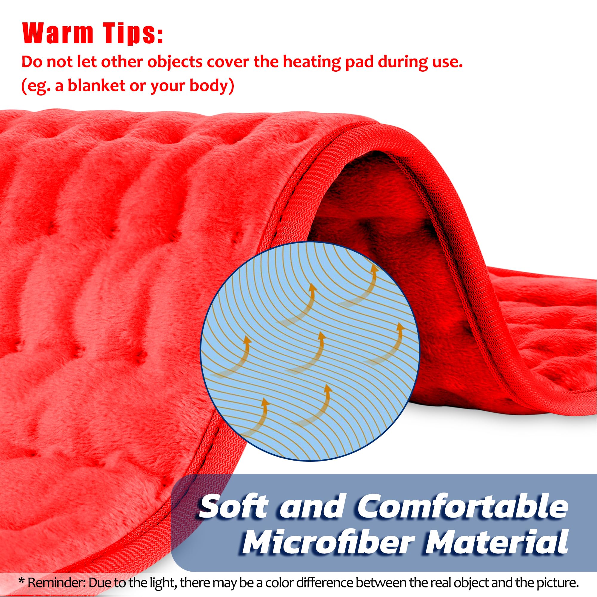 Coussin chauffant VIBOOS pour les épaules et la nuque avec chaleur ciblée