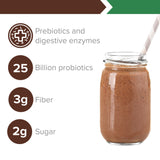 Vibrant Health Green Vibrance mélange céréales biologiques, nutriments essentiels en formule concentrée.