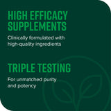 Vibrant Health Green Vibrance – tableau nutritionnel indiquant les nutriments clés.